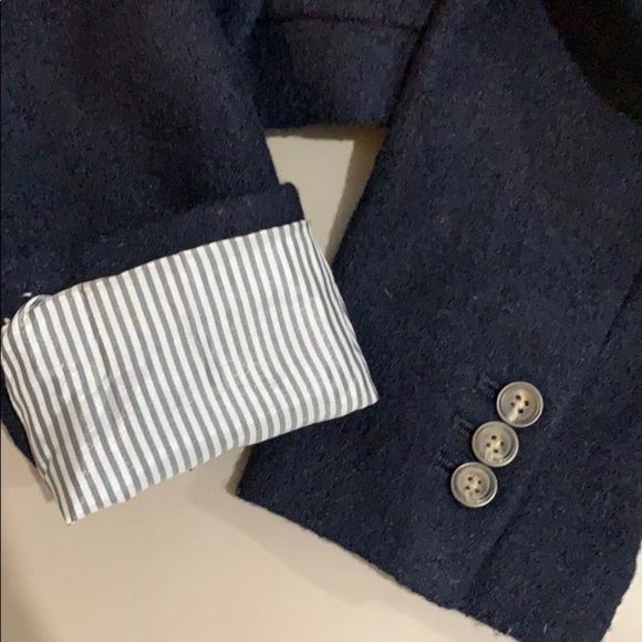 GAP The Academy Blazer - Navy Wool Blend Sz 8 - Picture 3 of 6